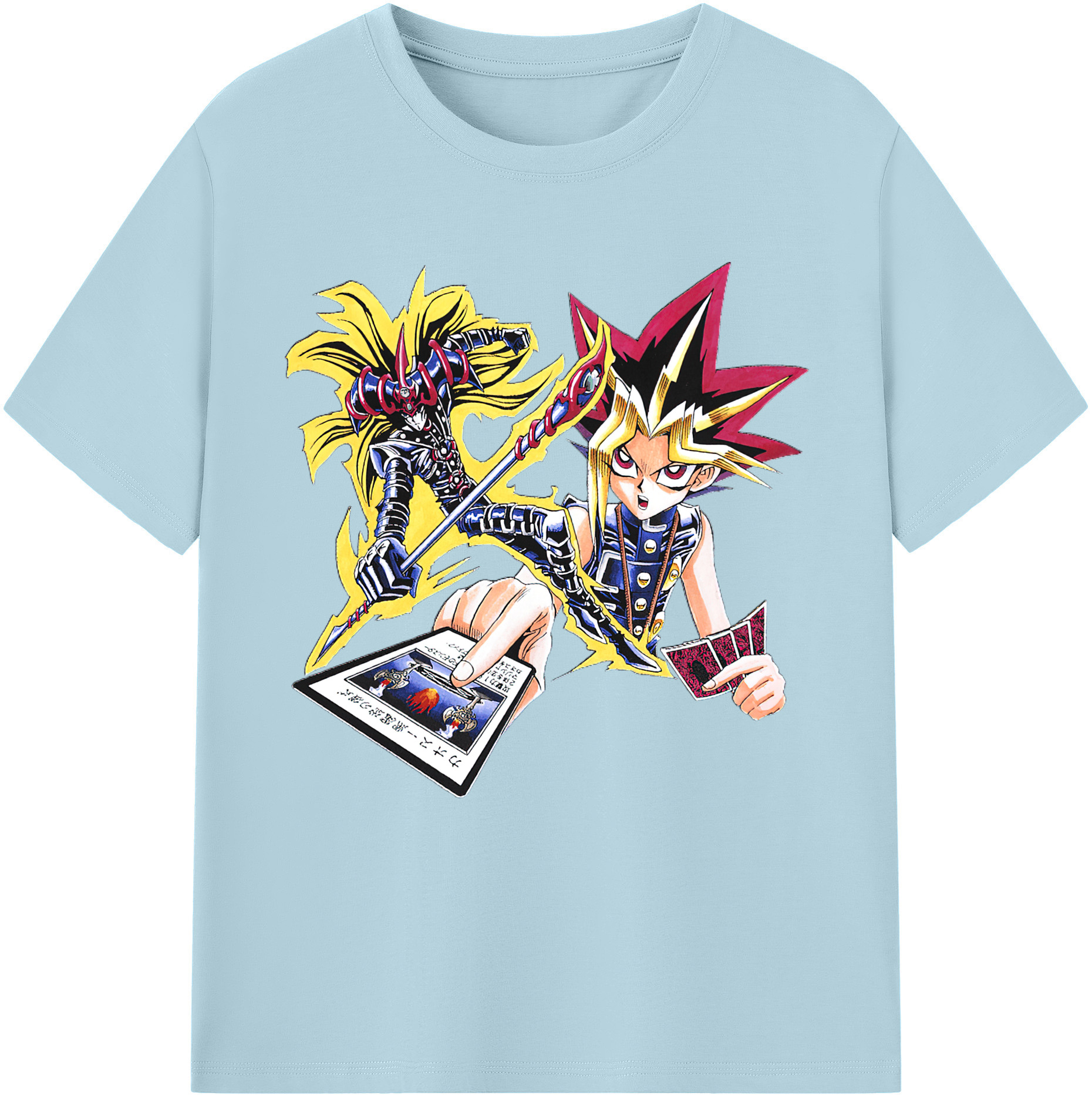 （画像用） 遊☆戯☆王 Yu-Gi-Oh! 綿100％半袖Tシャツ（フロントプリント）